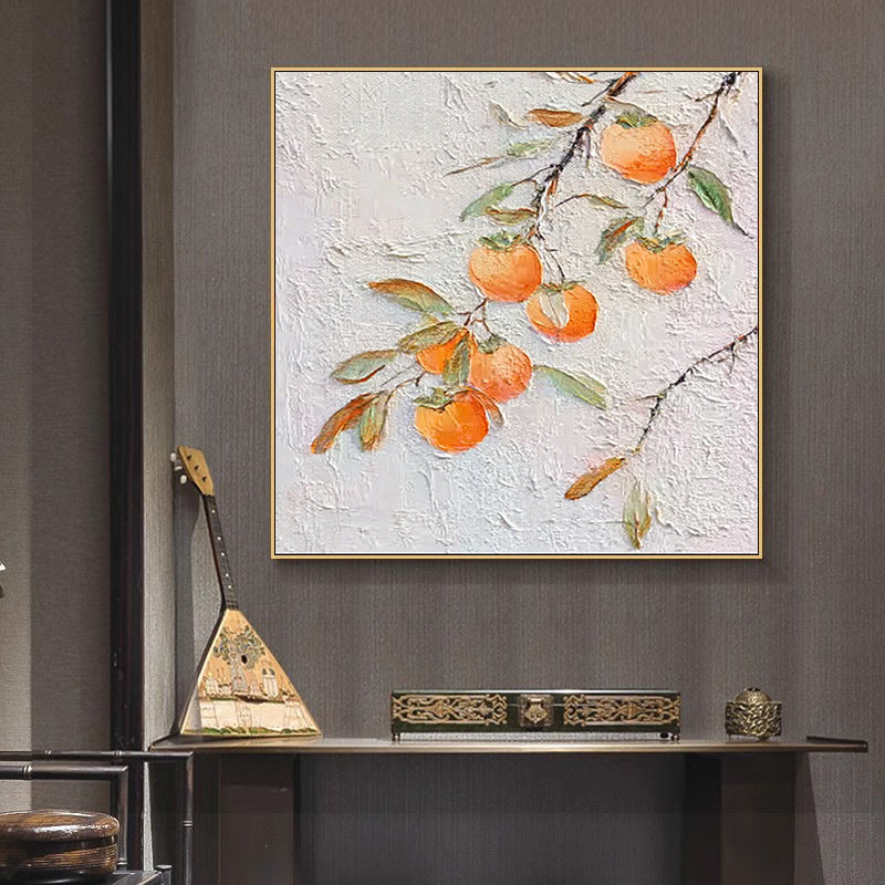 Abstract Fruit Branch Canvas Art