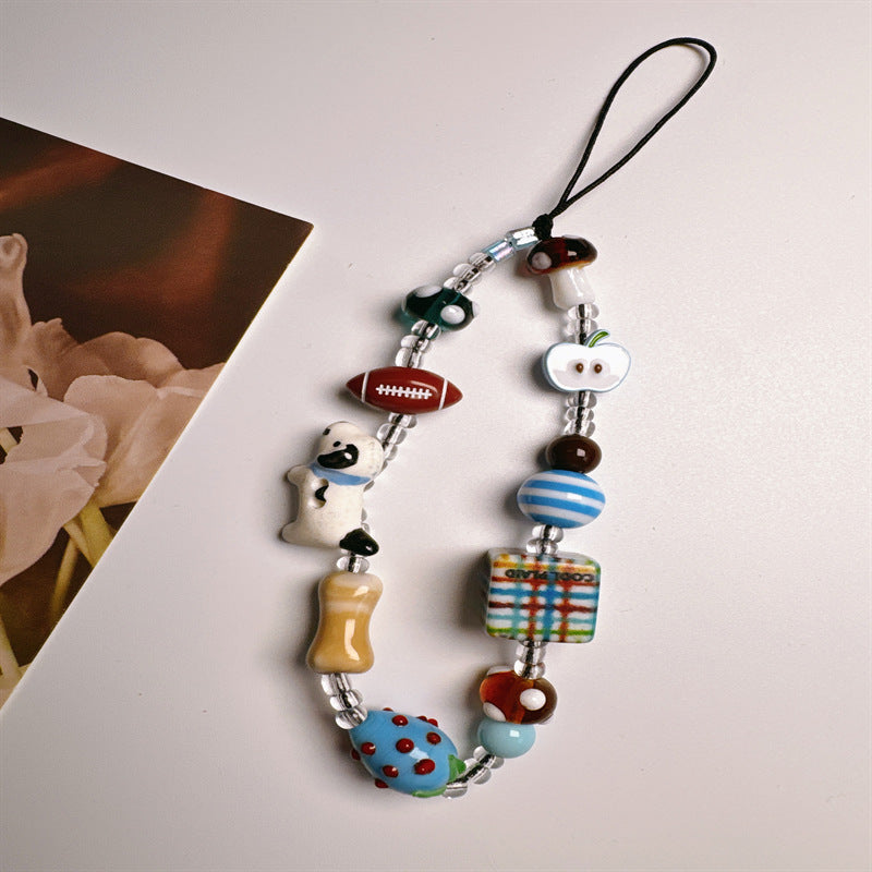 Fun-Themed Beaded Eyewear Lanyard Kalsten
