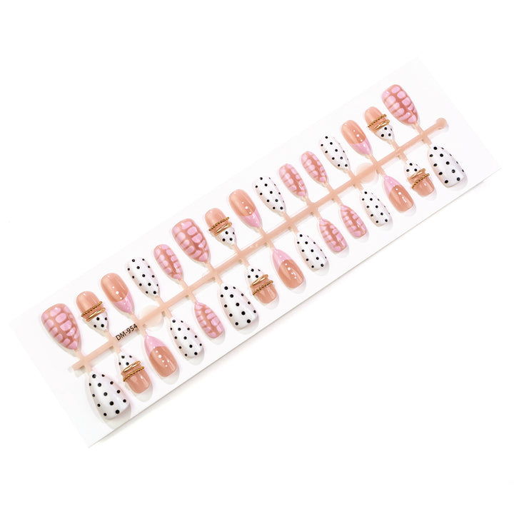 Chic Polka Dot Press-On Nail Set Kalsten