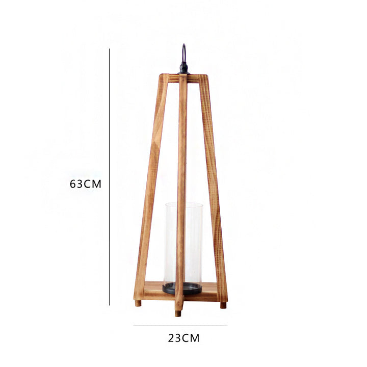 Stylish lantern made of wood Kalsten