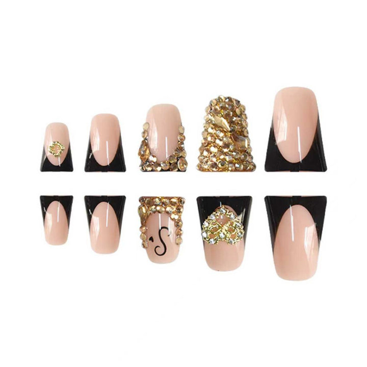 Luxury Rhinestone Nail Enhancements Kalsten