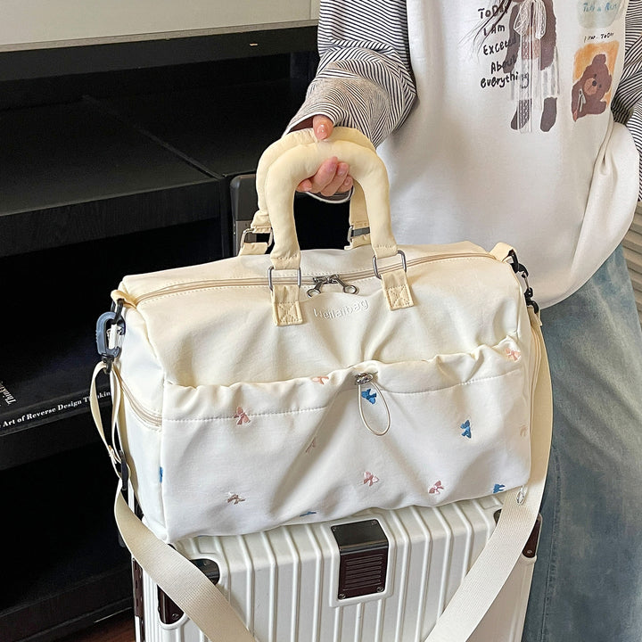 Multifunctional Embroidered Duffel Bag Kalsten