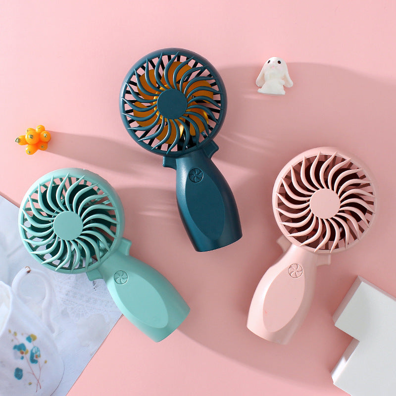 Women's portable hand fan with ergonomic grip and powerful battery technology Kalsten