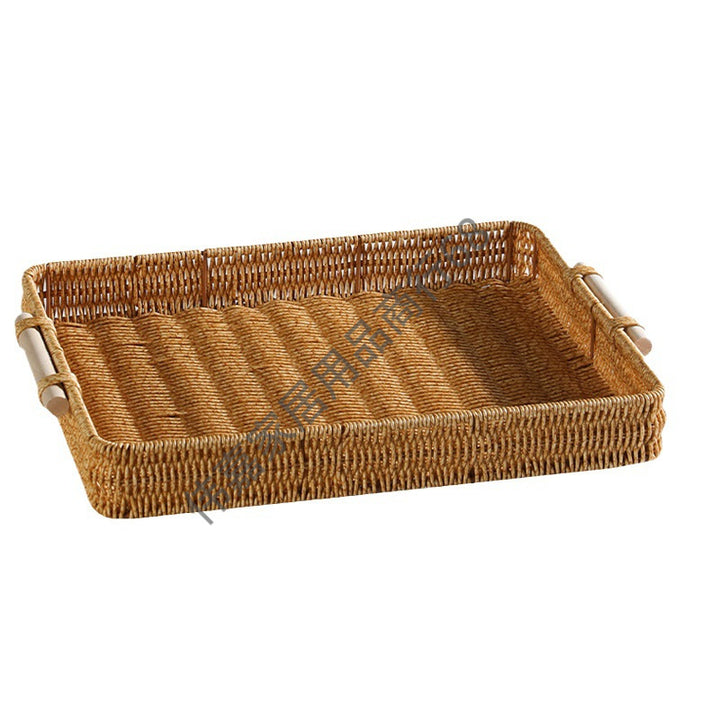 Handwoven Decorative Serving Tray Kalsten