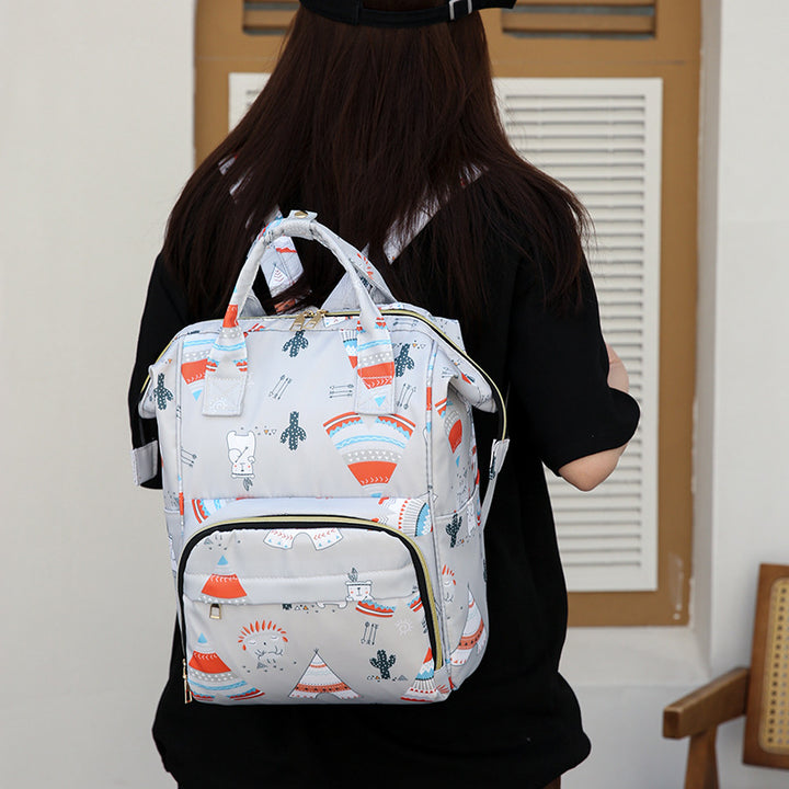 Multi-Purpose Floral Print Backpack Kalsten