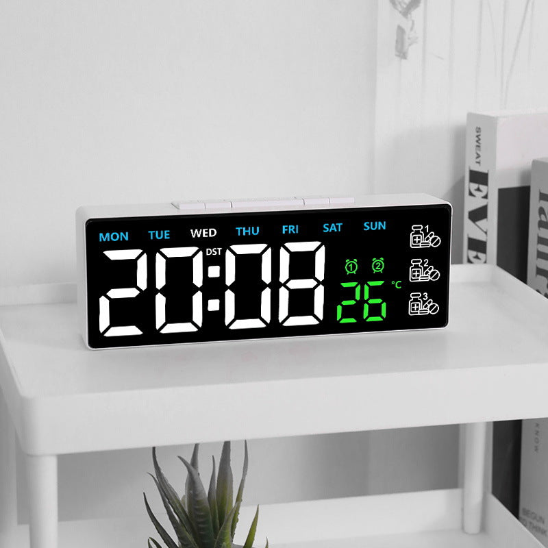 Digital Thermo Alarm Clock with Large LED Display Kalsten