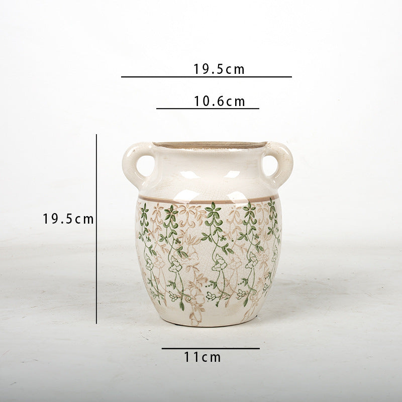 Flower decoration vessel with playful pattern Kalsten