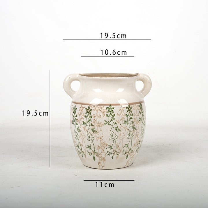 Flower decoration vessel with playful pattern Kalsten