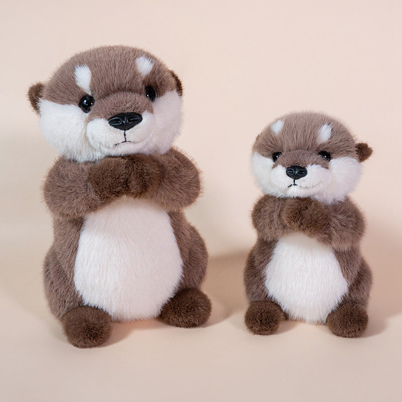 Plush Interactive Otter Stuffed Animal with Luxurious Soft Fur and Poseable Paws Kalsten