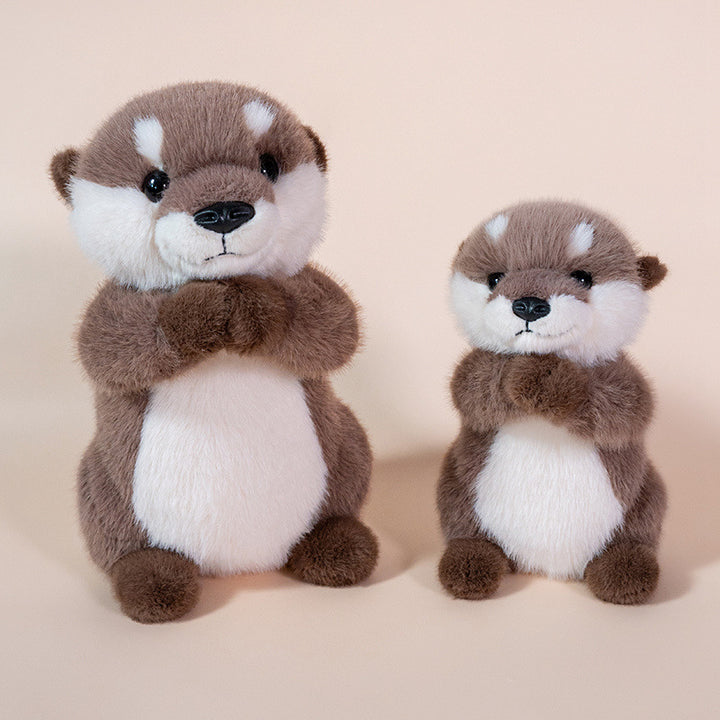 Plush Interactive Otter Stuffed Animal with Luxurious Soft Fur and Poseable Paws Kalsten