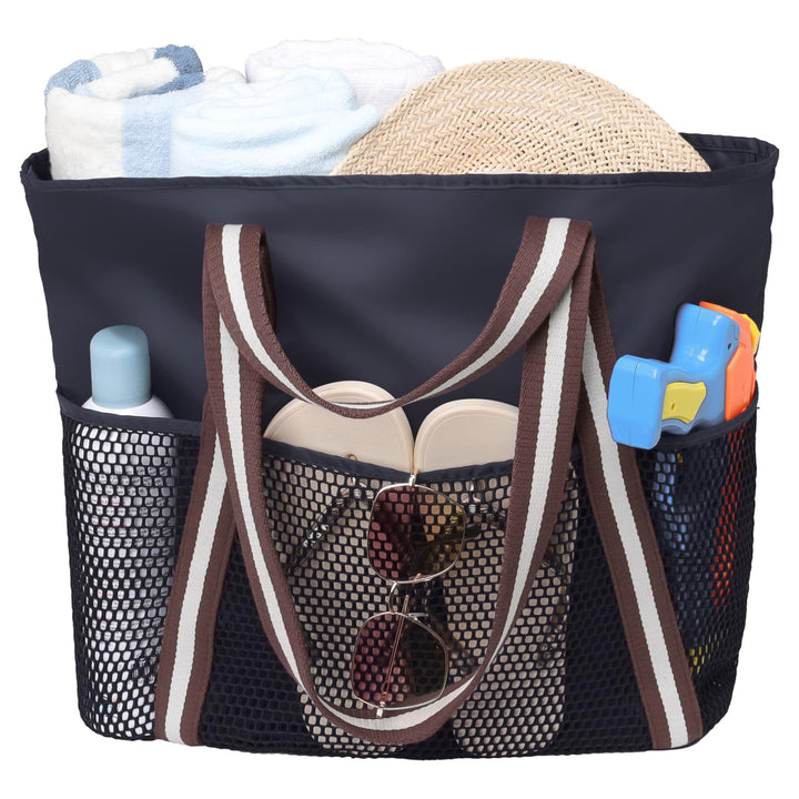 Multifunctional shopping bag with mesh fabric Kalsten