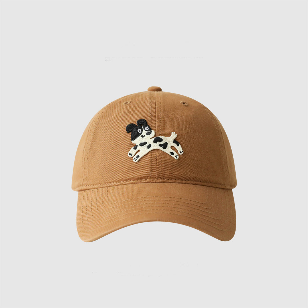 Playful Animal Embroidered Cap