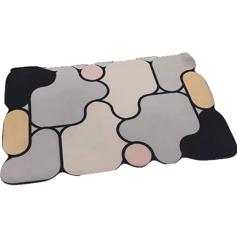 Abstract Geometric Bath Mat Kalsten