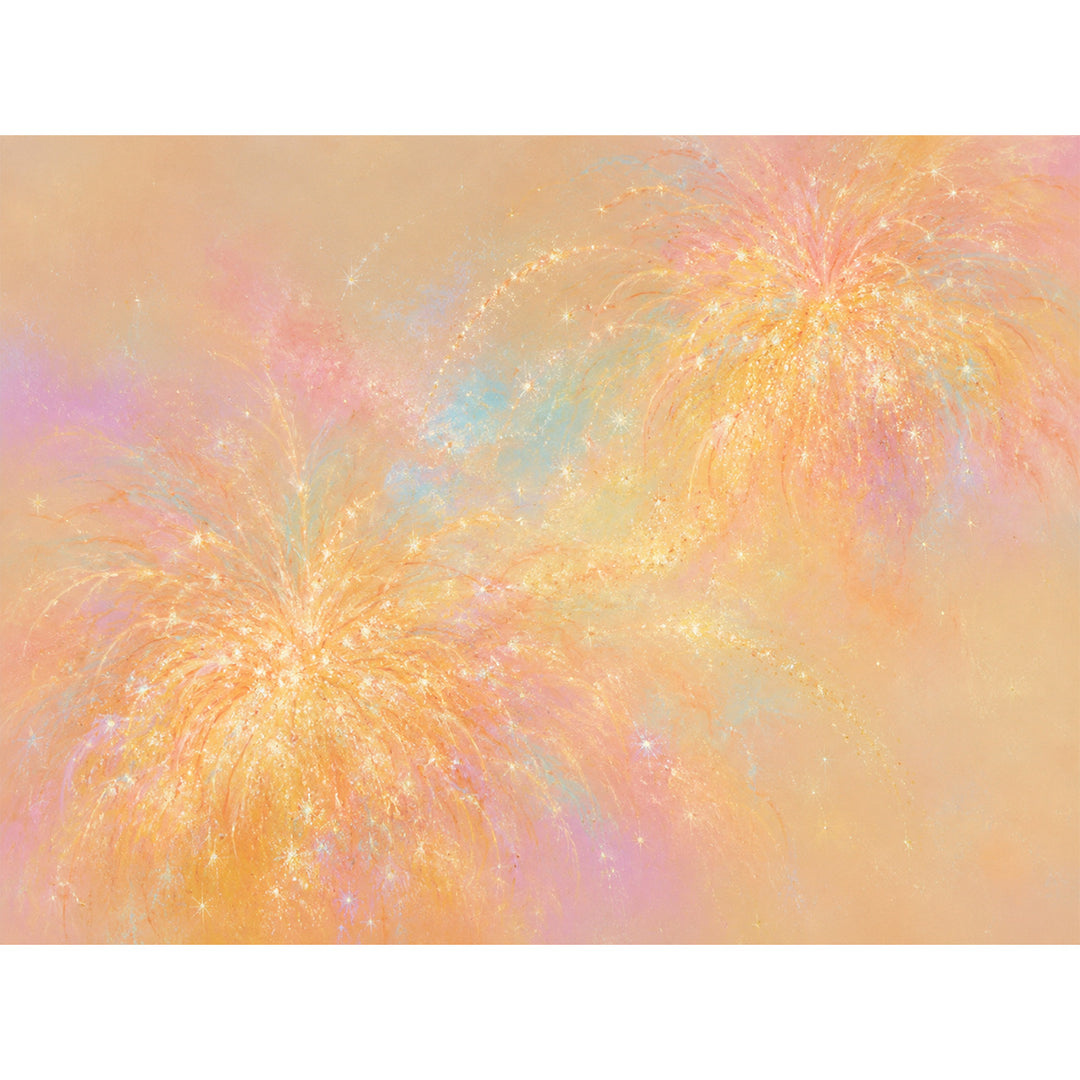 Abstract Glittery Canvas Artwork
