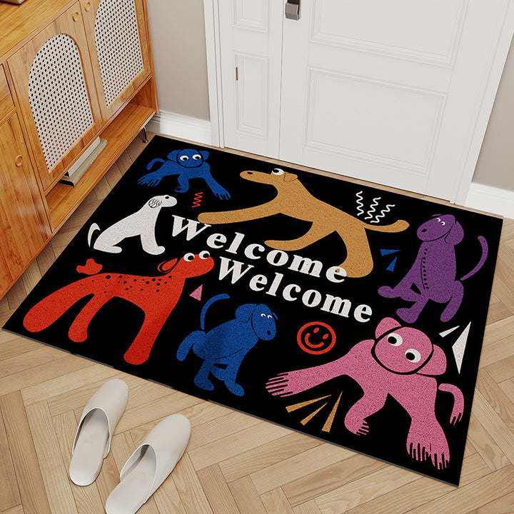 Dog-Themed Welcome Mat Kalsten