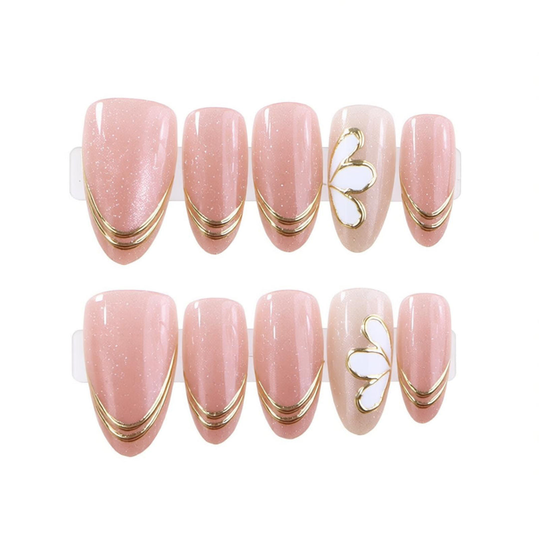 Luxurious Glamour Press-On Nail Set Kalsten