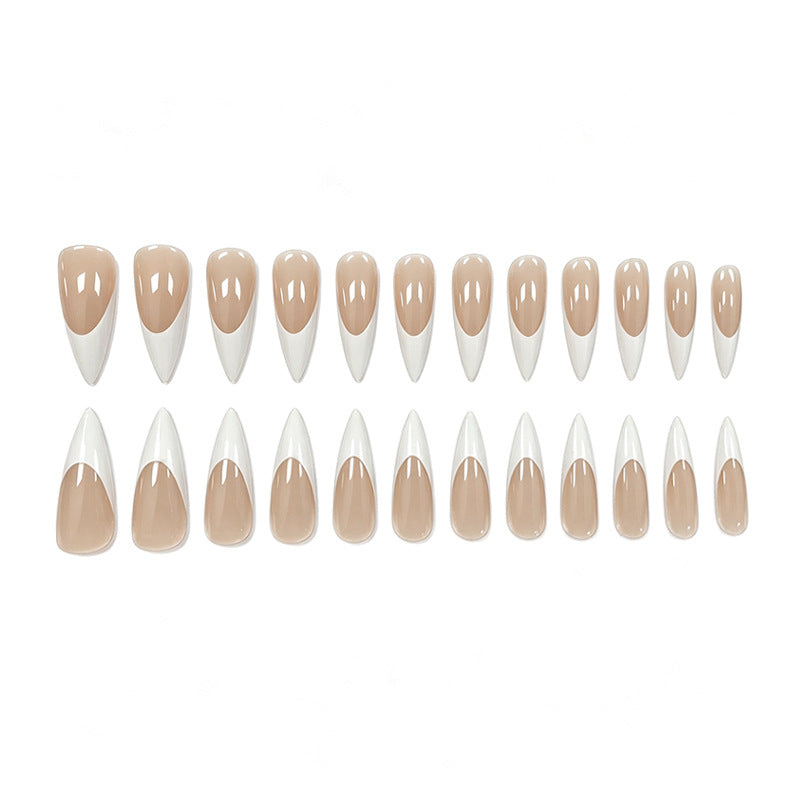 Elegant Almond-Shaped Press-On Nail Enhancements Kalsten