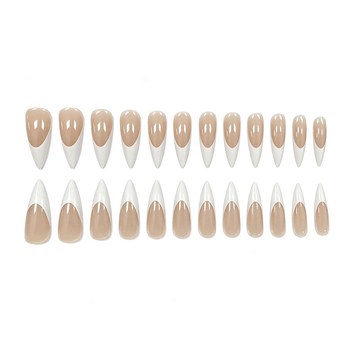 Elegant Almond-Shaped Press-On Nail Enhancements Kalsten