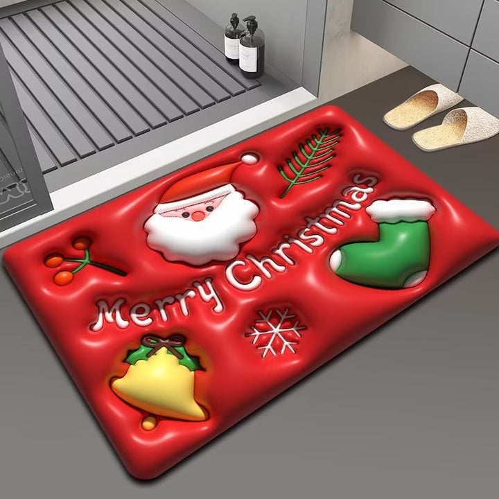 Christmas Themed Floor Mat Kalsten