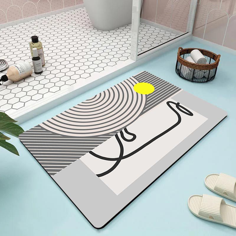 Abstract Geometric Bath Mat