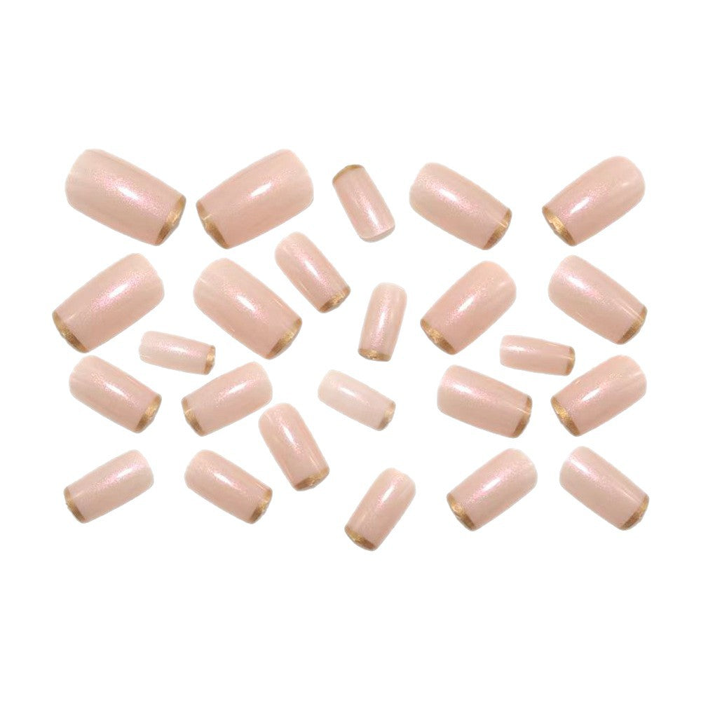 Artificial nails with elegant golden French tip Kalsten