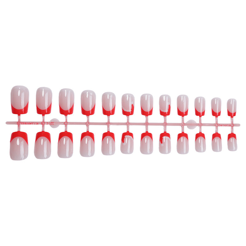 Artistic French Tip Press-On Nails kalsten