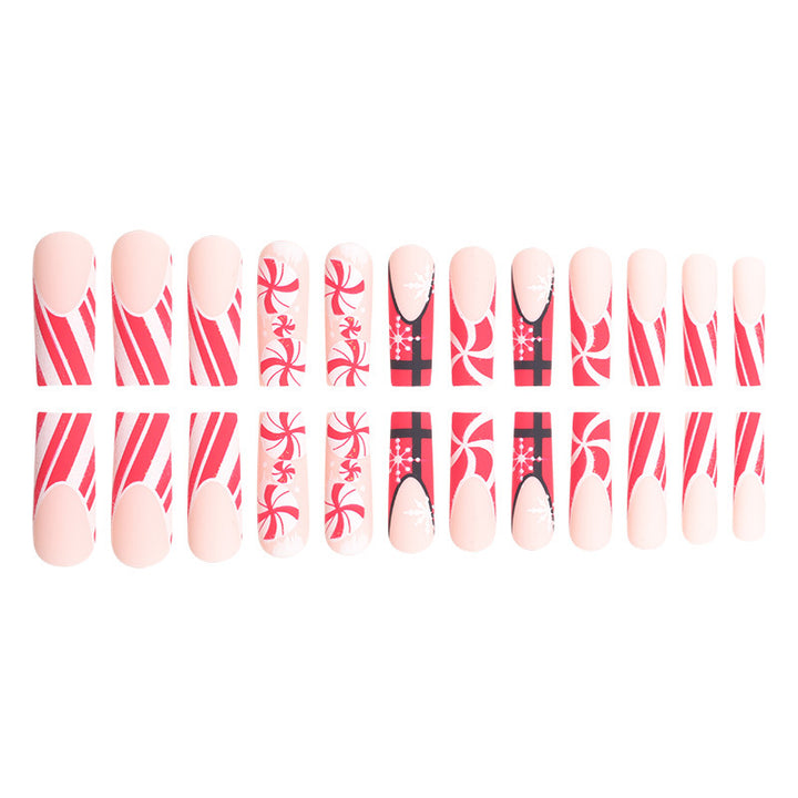 Holiday-Themed Stiletto Nail Art Extensions Kalsten