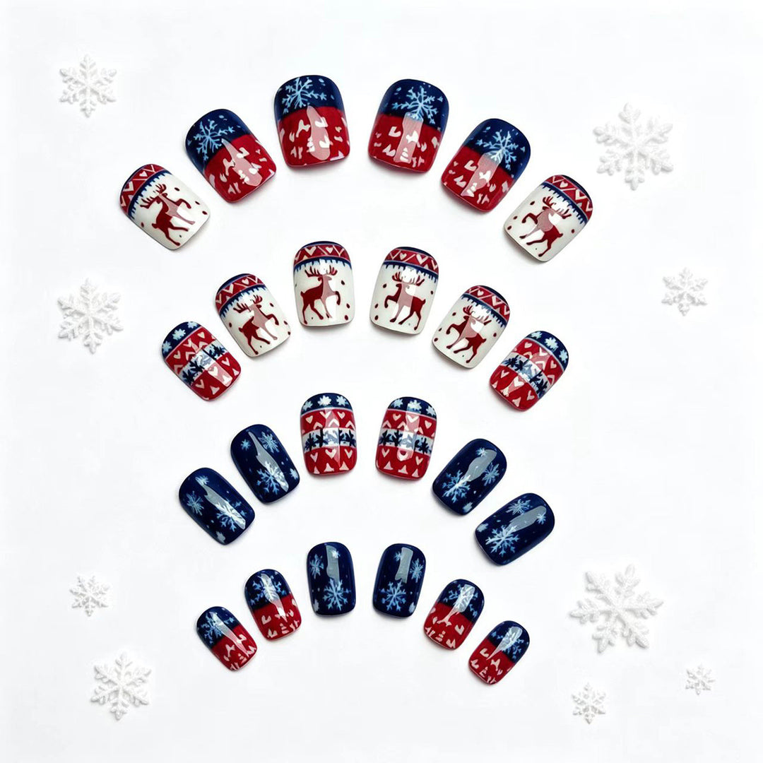 Winter Acrylic Nail Set Kalsten