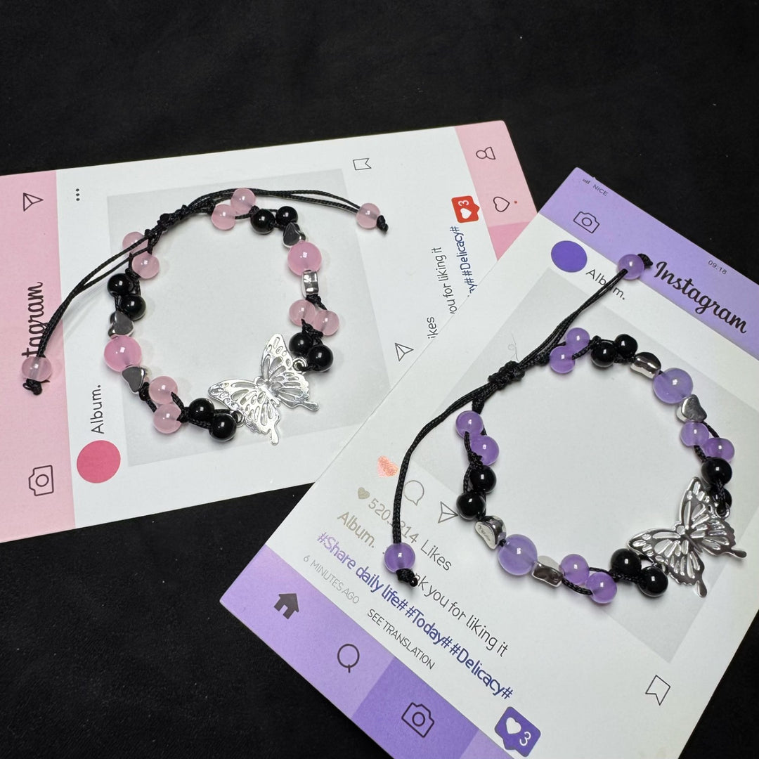 Butterfly Charm Adjustable Bracelet Kalsten