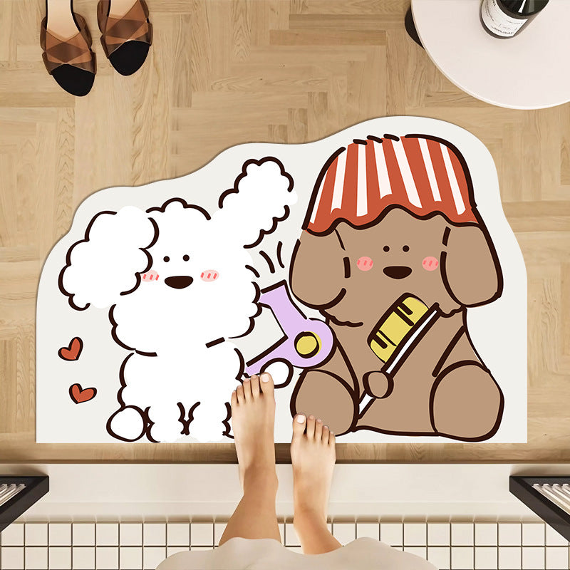 Cute Cartoon-Themed Indoor Area Mat