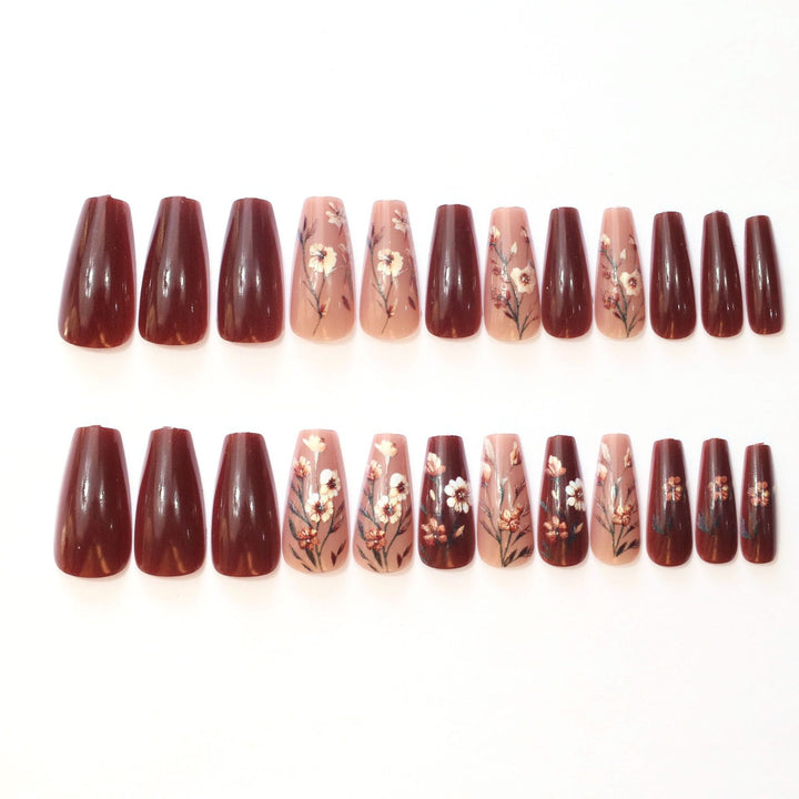 Floral Art Decorative Nail Enhancements Kalsten