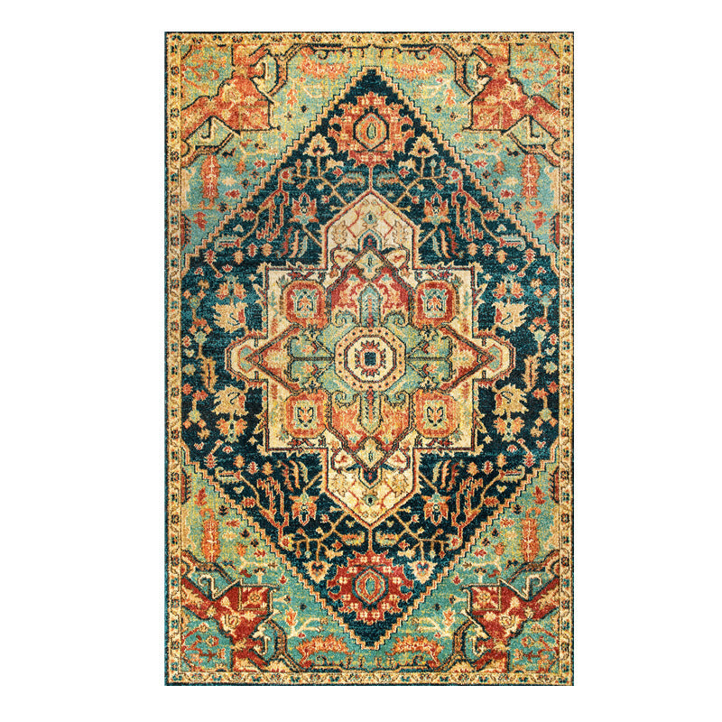 Vintage Floral Patterned Area Rug
