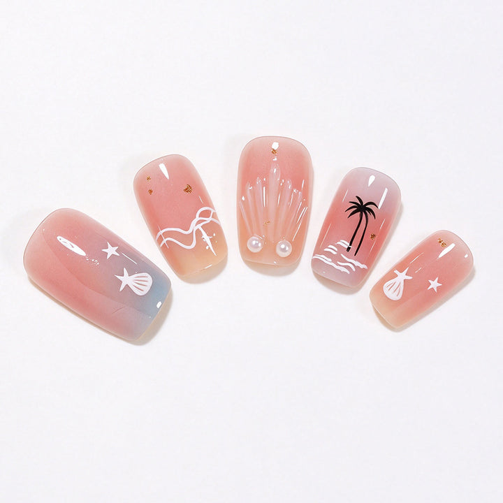 Beach-Themed Decorative Nail Art Set Kalsten