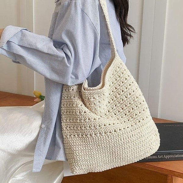 Hand-knotted leisure shoulder bag Kalsten