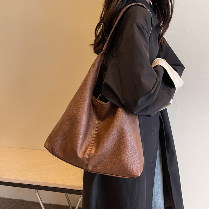Textured Leather Hobo Bag Kalsten