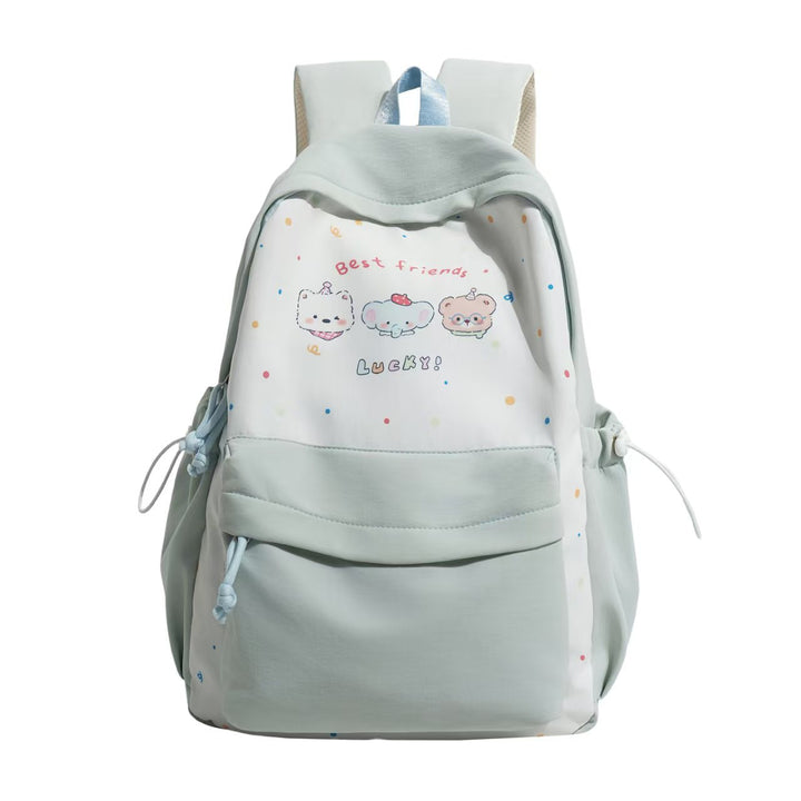 Leisure backpack with playful animal motif and practical compartments Kalsten