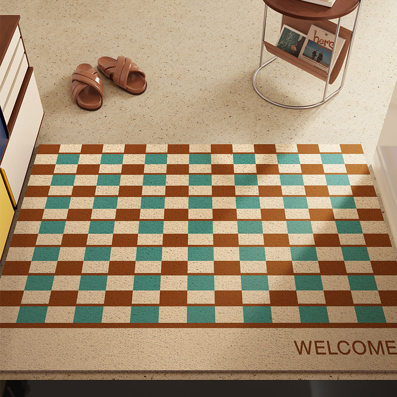 Decorative Striped Entrance Mat