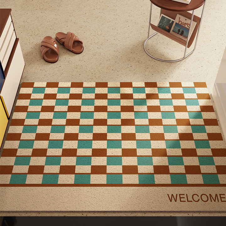 Decorative Striped Entrance Mat