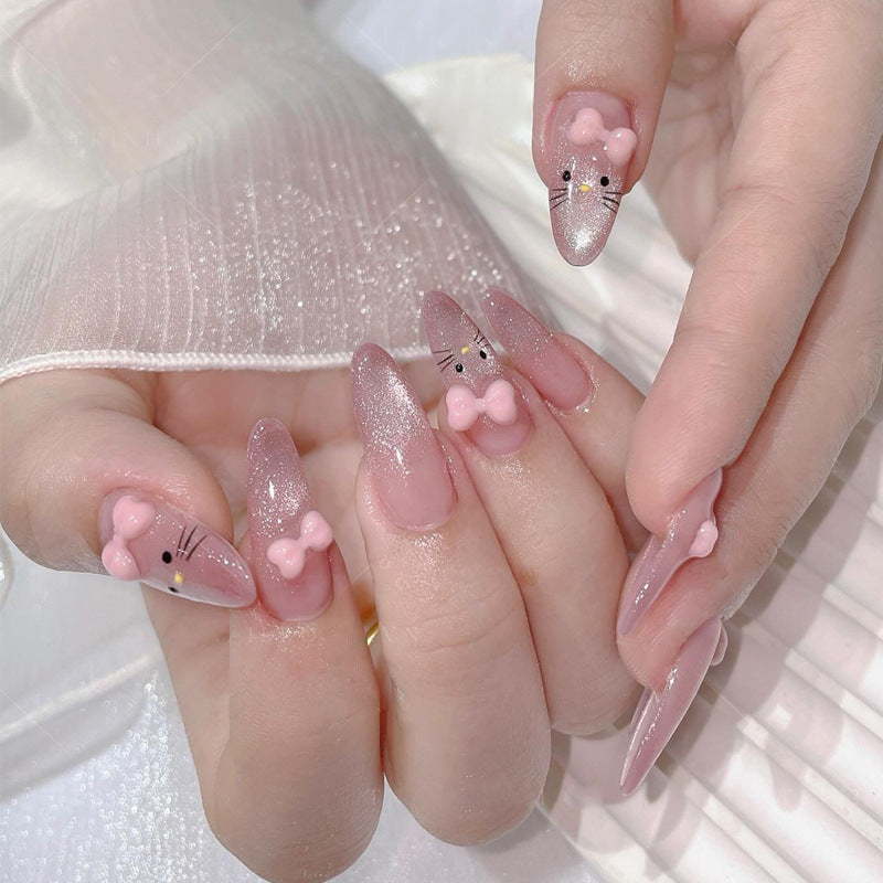 Playful Themed Press-On Nail Set Kalsten