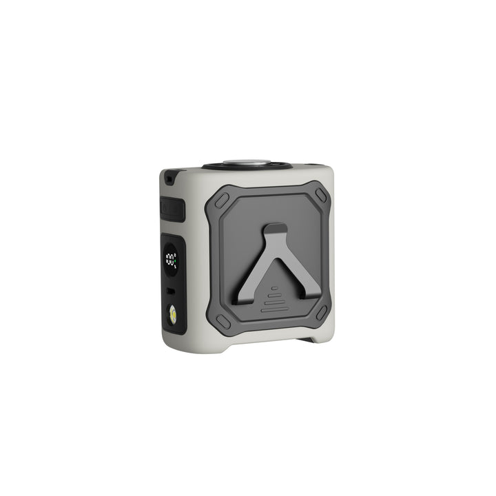 Unisex portable power bank with LED flashlight, SOS mode, folding stand, and digital battery display Kalsten