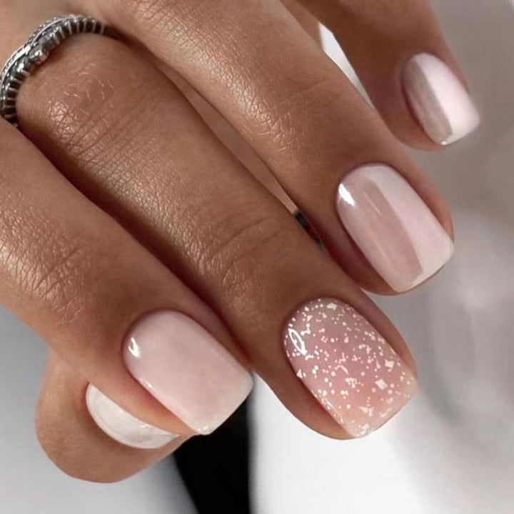 Elegant Glossy Press-On Nail Set Kalsten