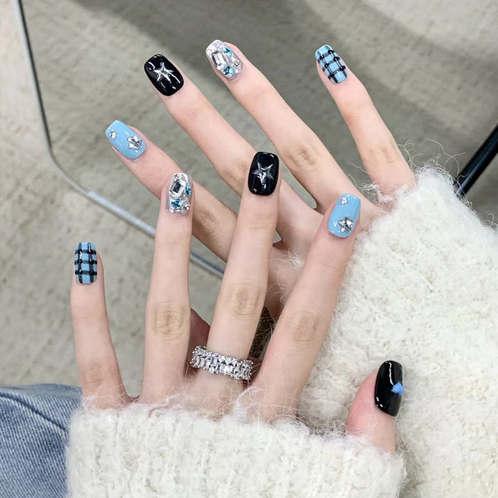 Ombre Press-On Nails with Glossy Finish Kalsten