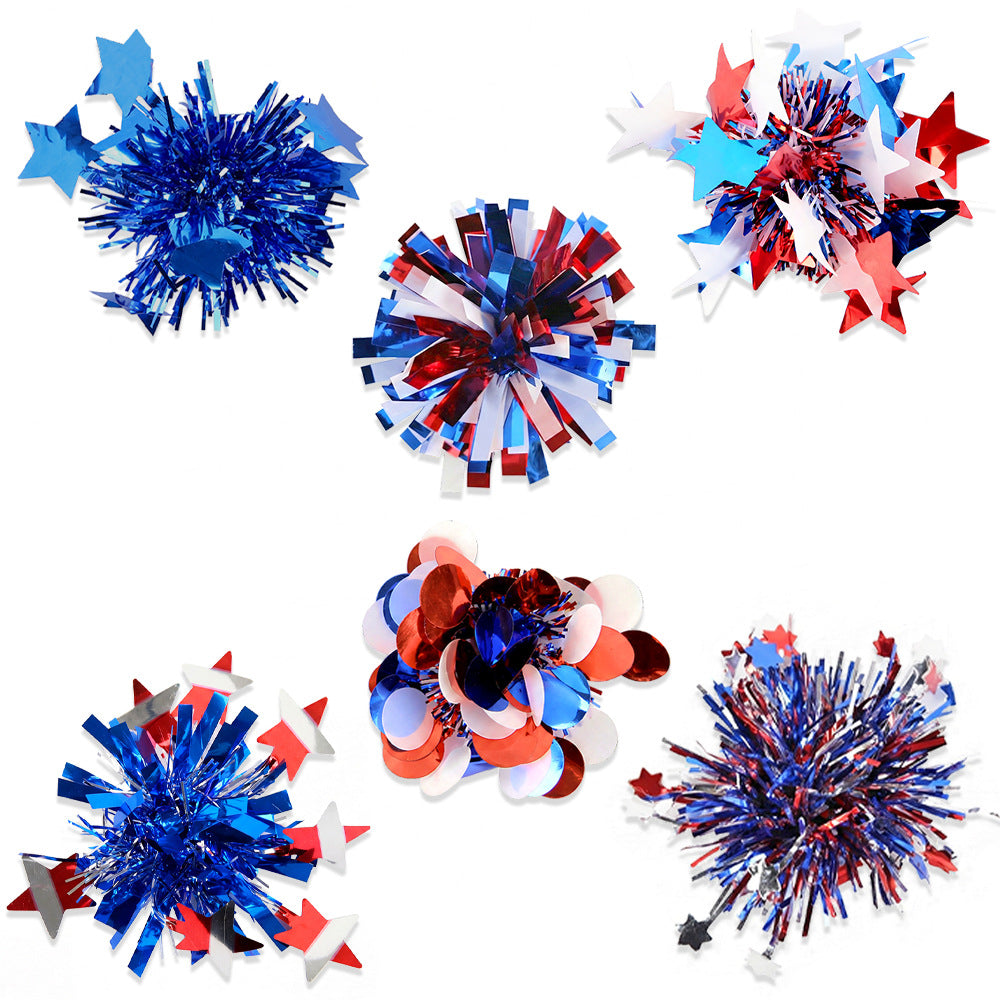 Unisex nan kompakter Cheerleader Pompon made of metallic foil Kalsten