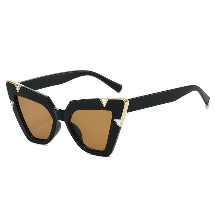 Statement Cat-Eye Sunglasses with Decorative Accents Kalsten