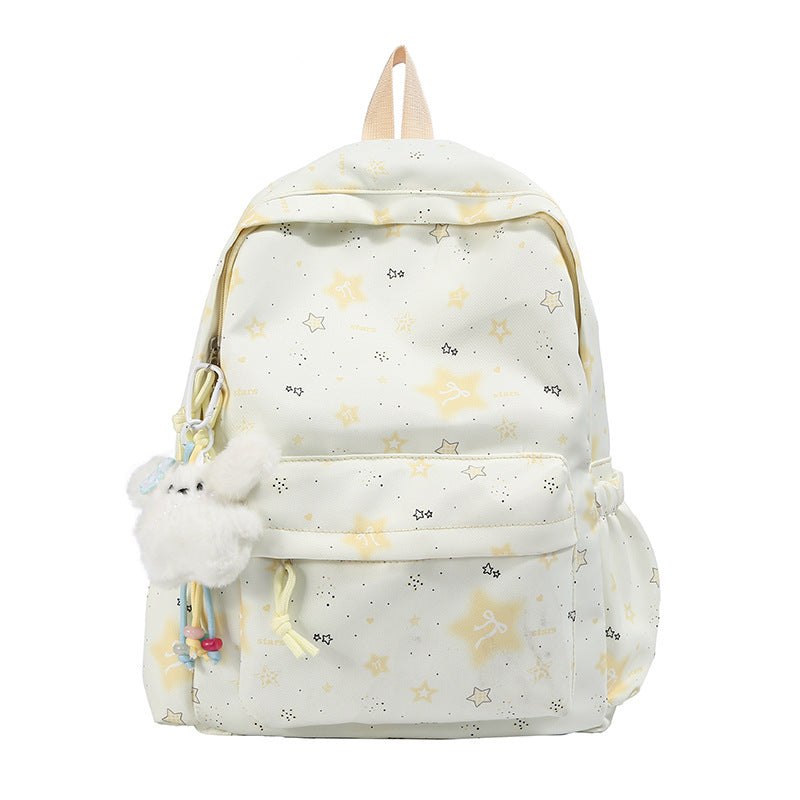 Playful Star-Themed School Backpack