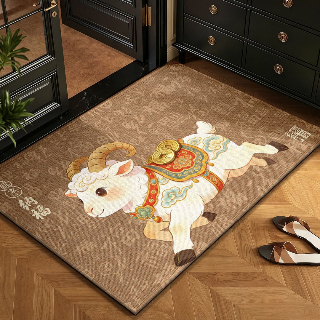 Artistic Themed Area Rug Kalsten