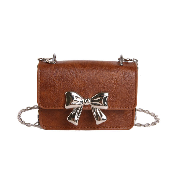 WoCharming Bow-Embellished Mini Handbag Kalsten