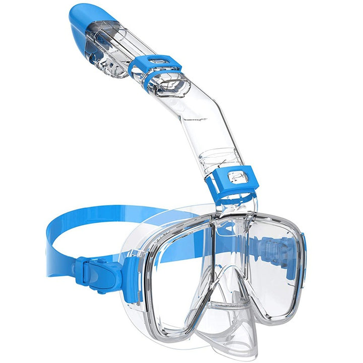 Diving mask with visibility protection and flexible snorkel Kalsten