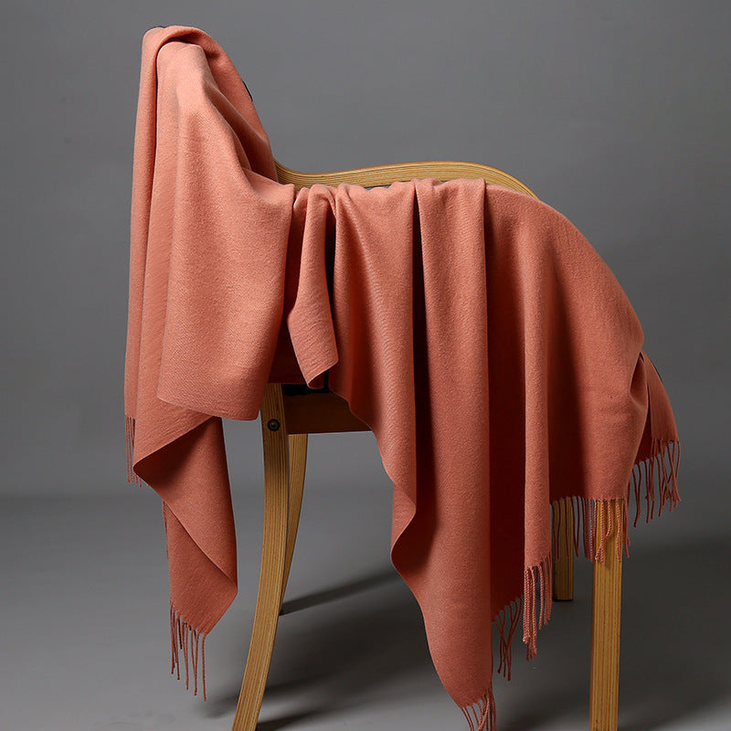 Luxurious Cashmere-Blend Throw Blanket