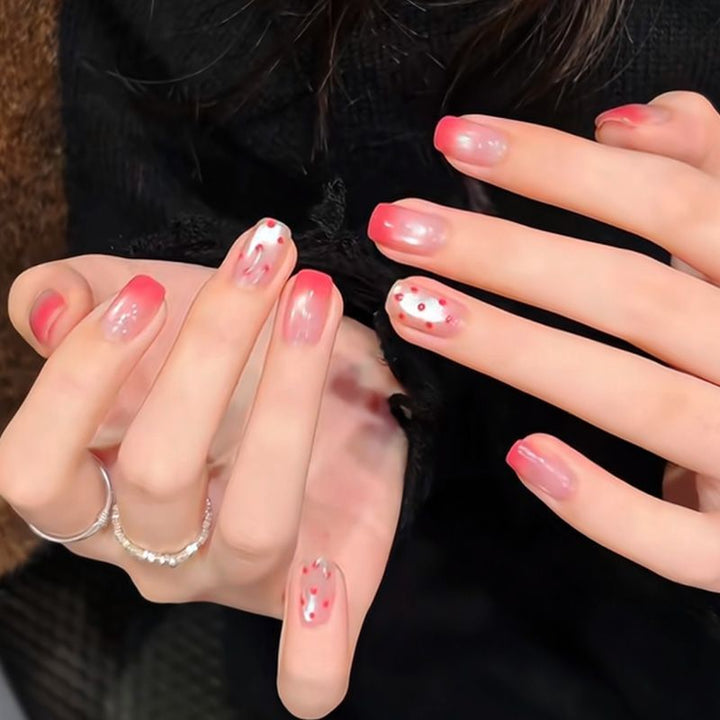 Elegant French Tip Press-On Nail Set Kalsten